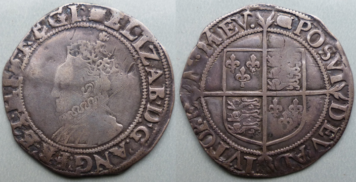 Elizabeth I, sixth issue shilling